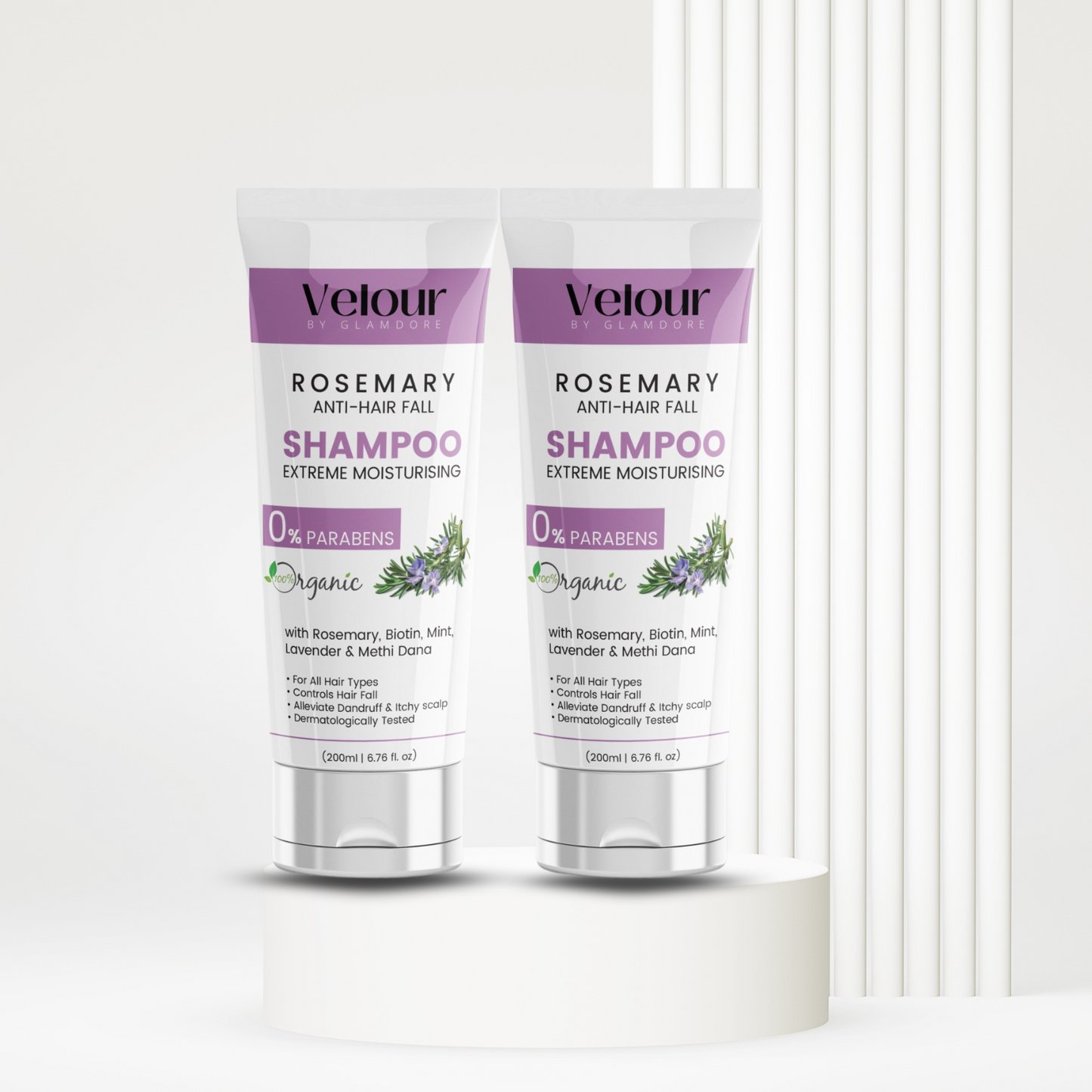 Rosemary Anti-Hair Fall Shampoo – Extreme Moisturizing & Paraben-Free